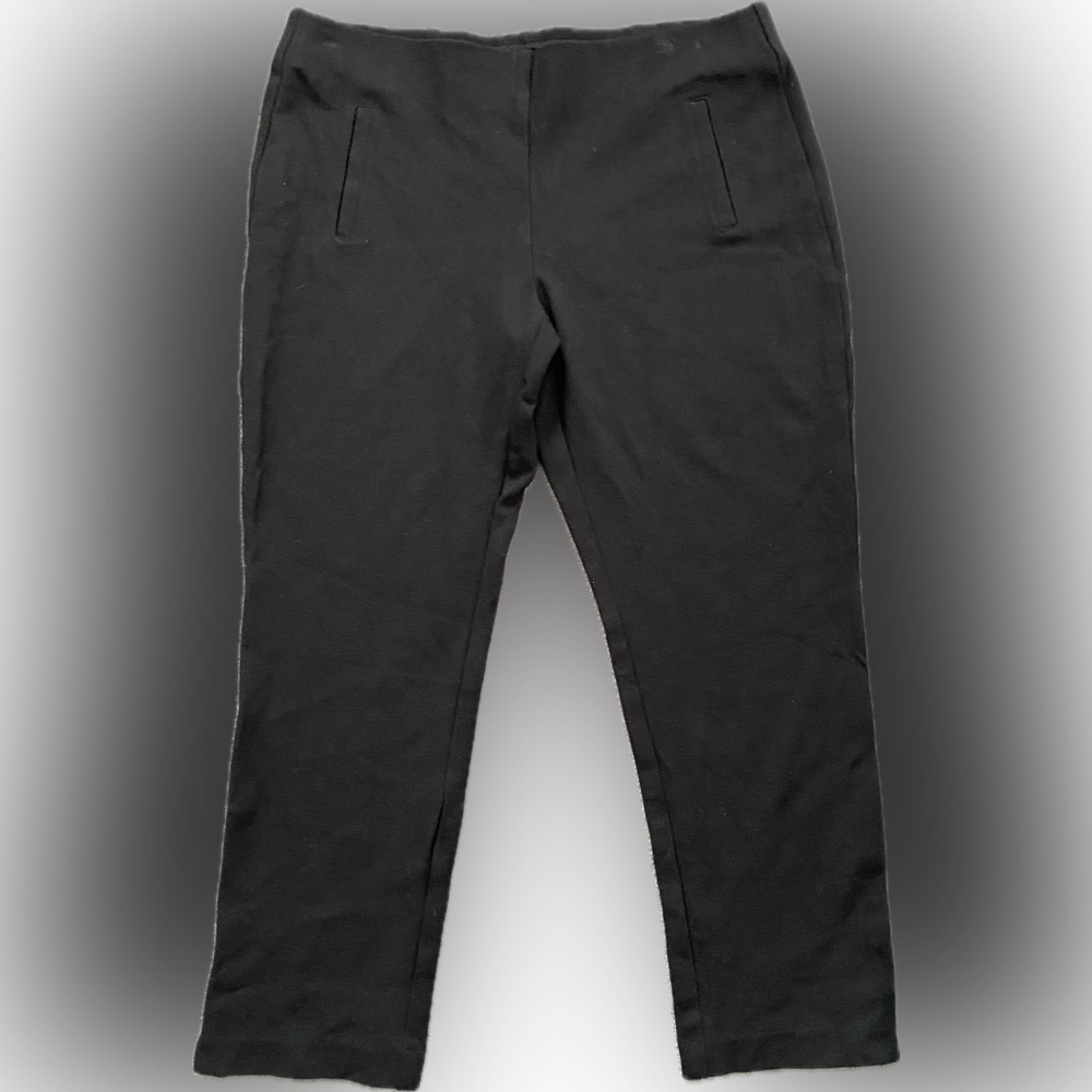 Chico’s Pull On French Terry Ankle Pants - Size 1 - Medium 8 - NWOT